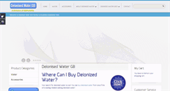 Desktop Screenshot of deionisedwatergb.co.uk